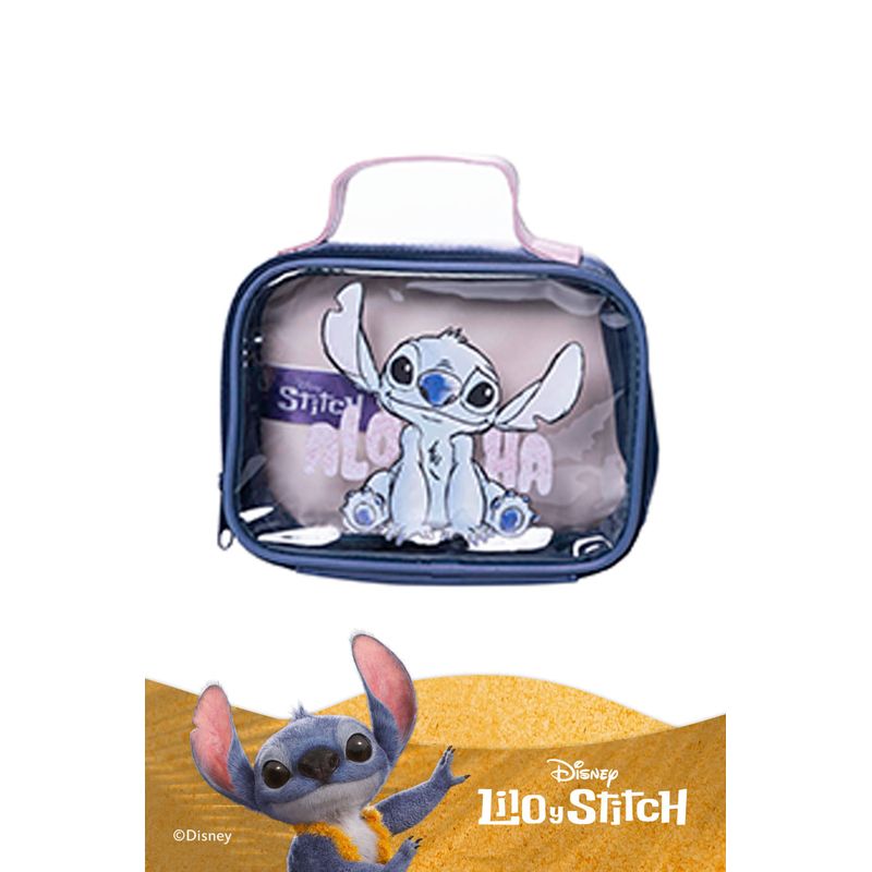 YOI - Cosmetiquera traslúcida diseño de stitch