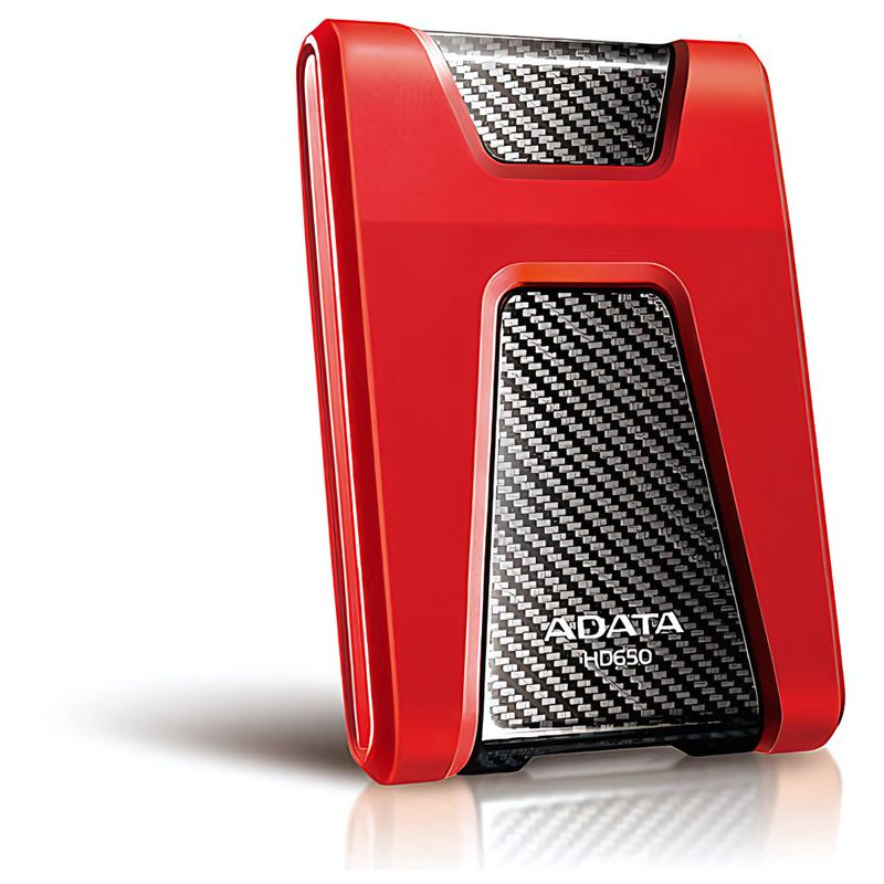 ADATA - DISCO DURO 1000GB ADATA EXTERNO ANTIGOLPES ROJO HD650