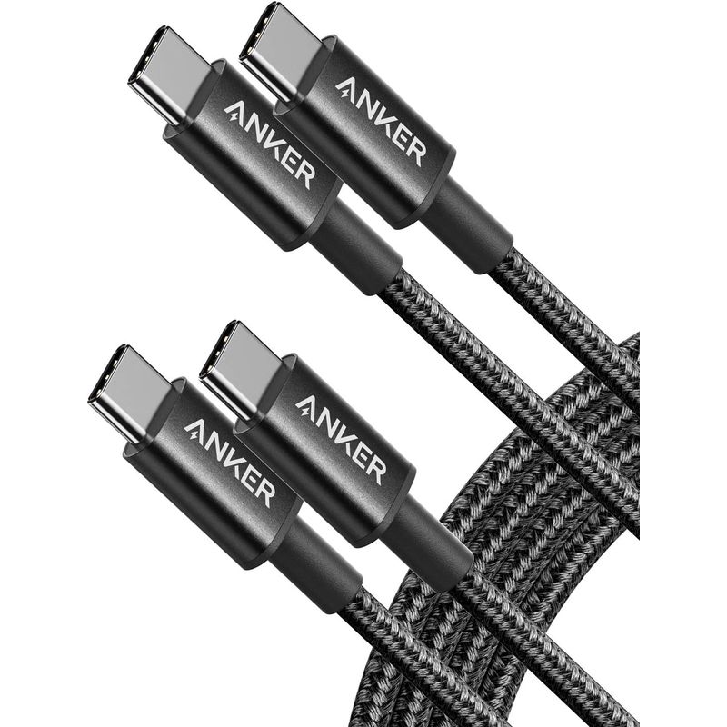 ANKER - Cable USB C a USB C Anker 60W carga rápida 6FT 2Pack