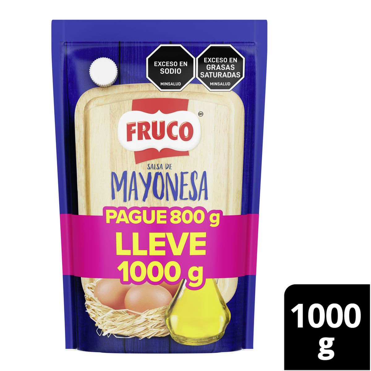 FRUCO - MAYONESA FRUCO Pague 800 LLeve 1000G