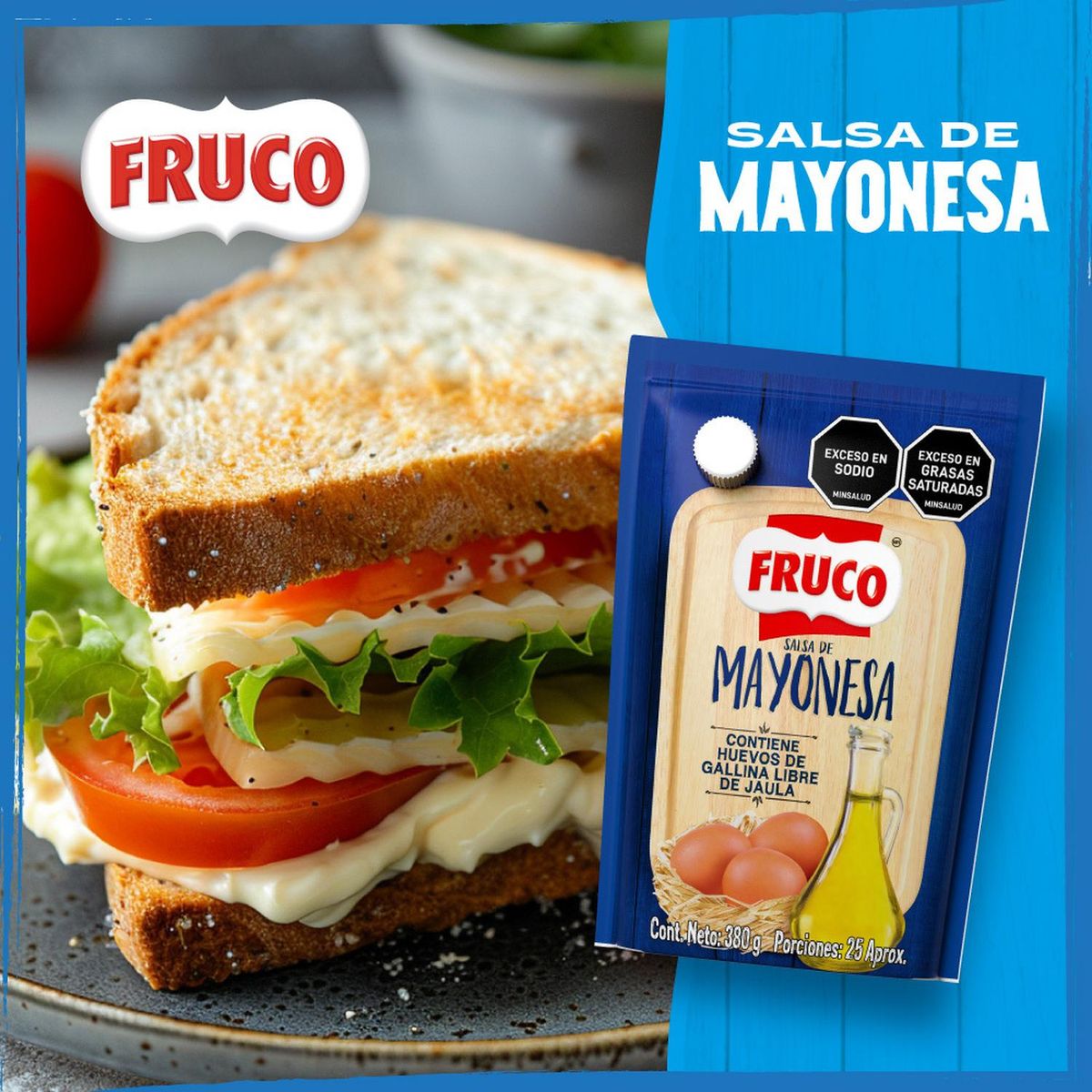FRUCO - MAYONESA FRUCO Pague 800 LLeve 1000G