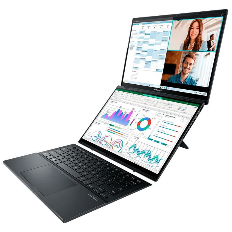 ASUS - Portátil Asus Zenbook Duo UX8406 14.0'' Intel Core Ultra 9 185H RAM 32GB M.2 1TB W11H