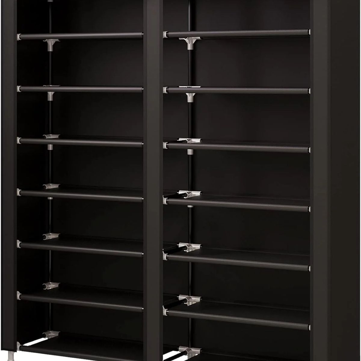 GENERICO - Organizador Zapatos En Tela Doble Zapatero 7 Niveles negro