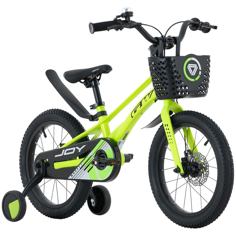 GW - Bicicleta Infantil GW JOY MAGNESIO NEÓN RIN 16