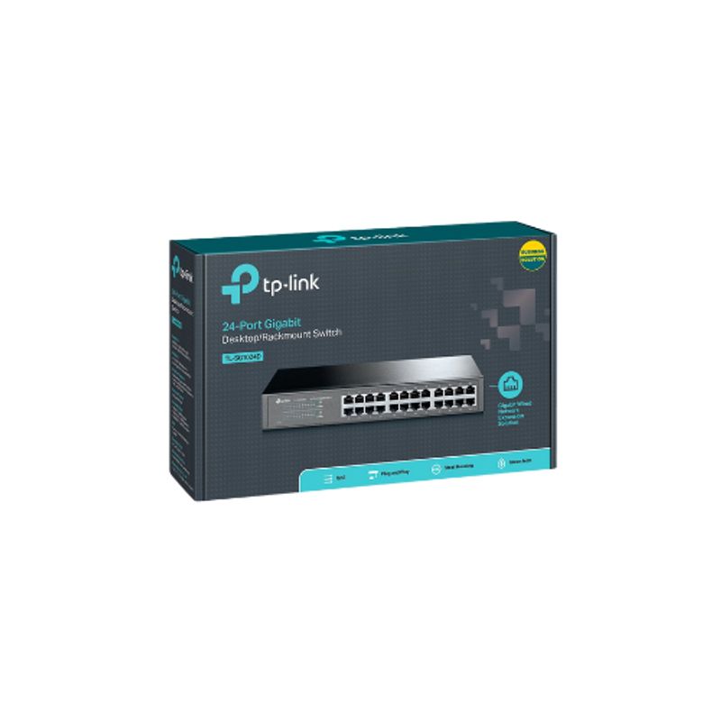 TP LINK - Switch Tp Link Tl Sg1024d 24 Puertos 10 100 1000