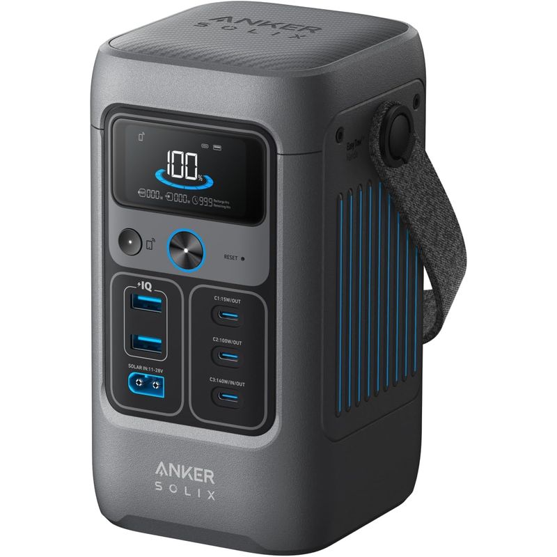 ANKER - Anker SOLIX C200 Banco de Energía 192Wh Solar 200W