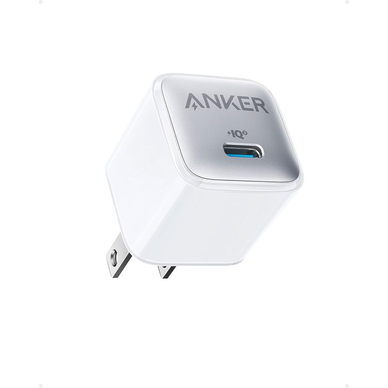 ANKER - Cargador USB C Anker 20W Rápido para iPhone y Galaxy