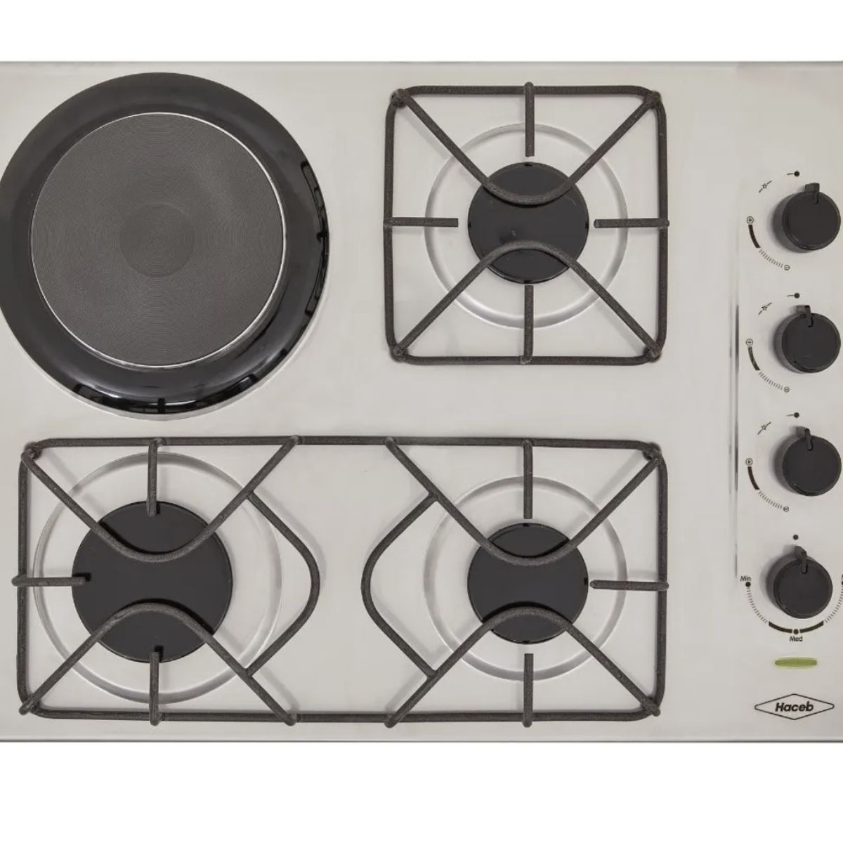 HACEB - Estufa De Empotrar Inox Mixta 60x43 Cm Haceb Gas Natural 110v