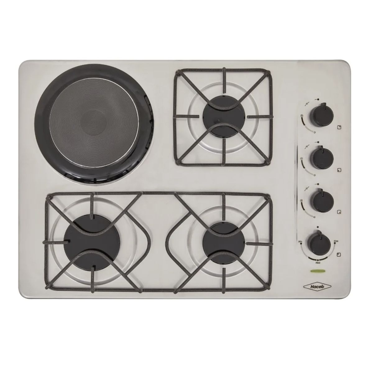 HACEB - Estufa De Empotrar Inox Mixta 60x43 Cm Haceb Gas Natural 110v