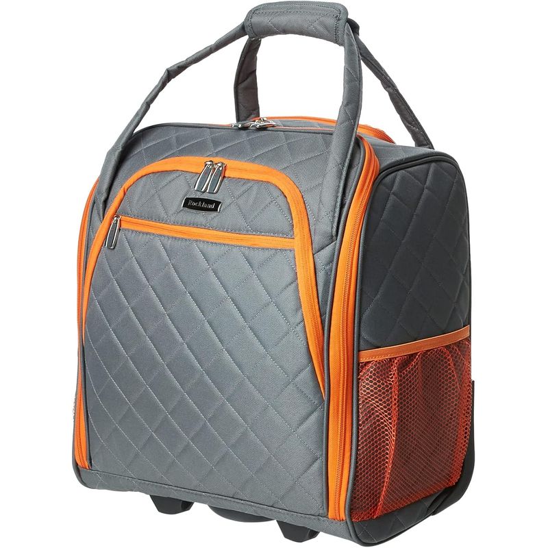 ROCKLAND - Maleta de mano Melrose Rockland con ruedas 16 pulgadas