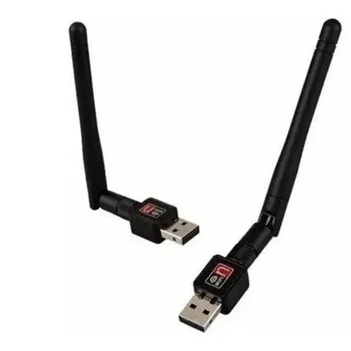 GENERICO - Adaptador Wifi Usb Antena 802iin 802-1 Wireless Negro 24ghz