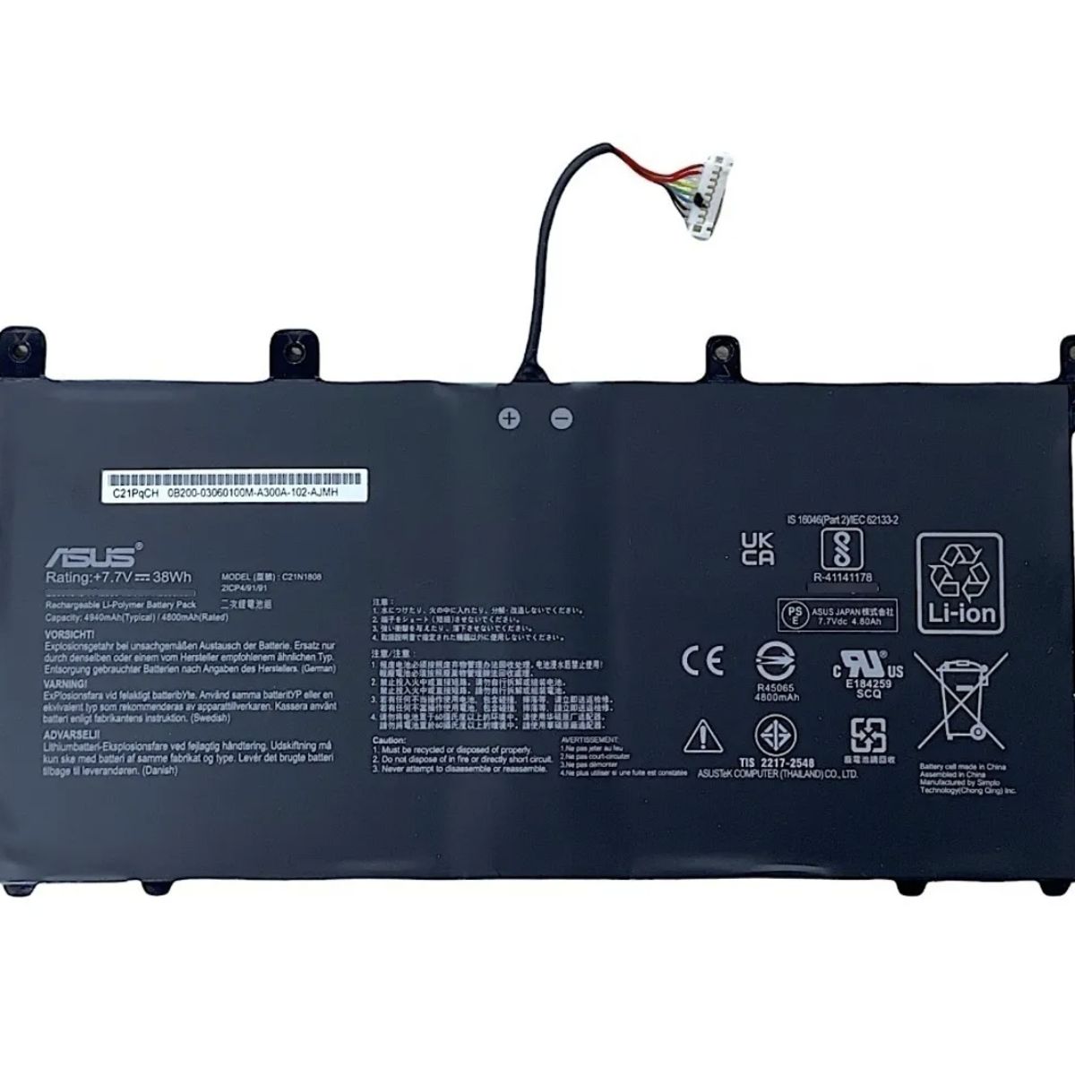 ASUS - Batería Asus Chromebook C423 C523 Original