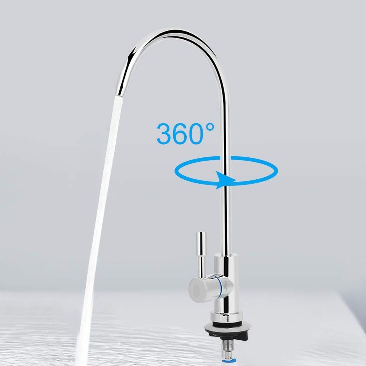 GENERICO - Grifería Tames Brillante Acero 304 Para Conectar Filtro De Agua