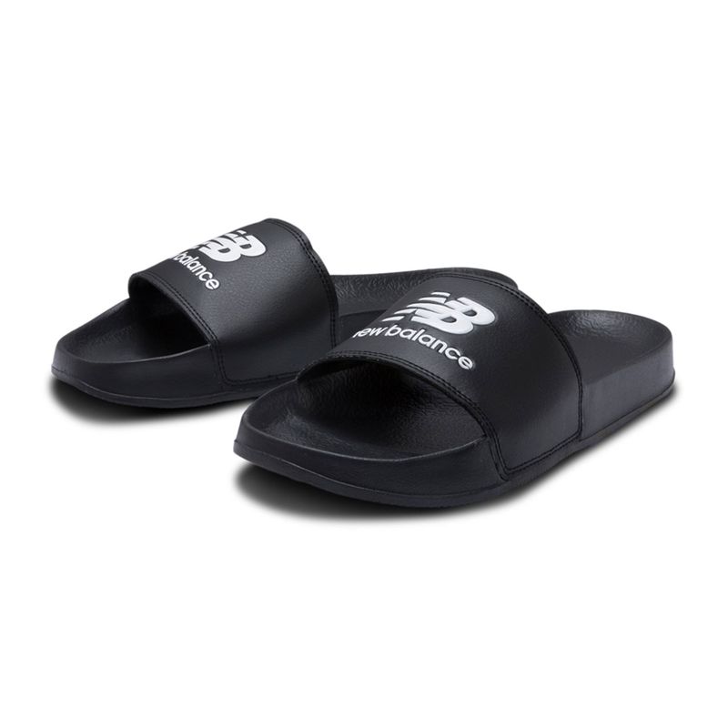 NEW BALANCE - Sandalias New Balance Original Slides Black White Hombre
