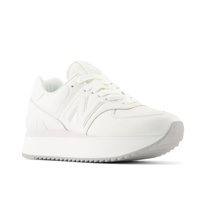 NEW BALANCE - Tenis Deportivos New Balance Original 574 Plus Blanco Mujer