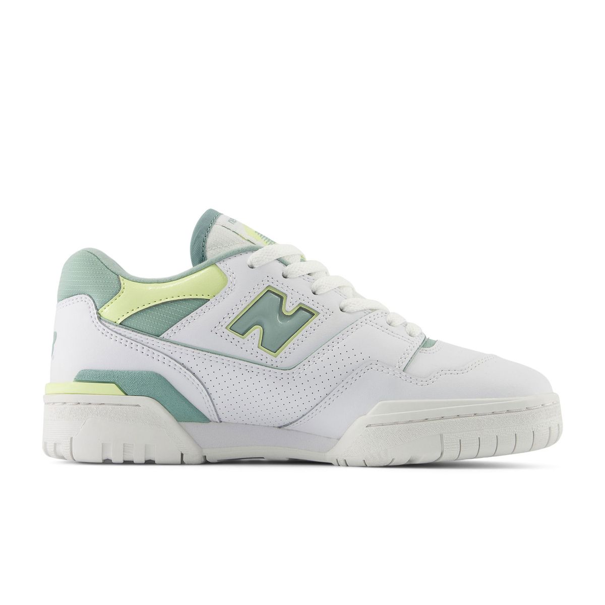 NEW BALANCE - Tenis Deportivos New Balance 550 Blanco/Verde Para Mujer
