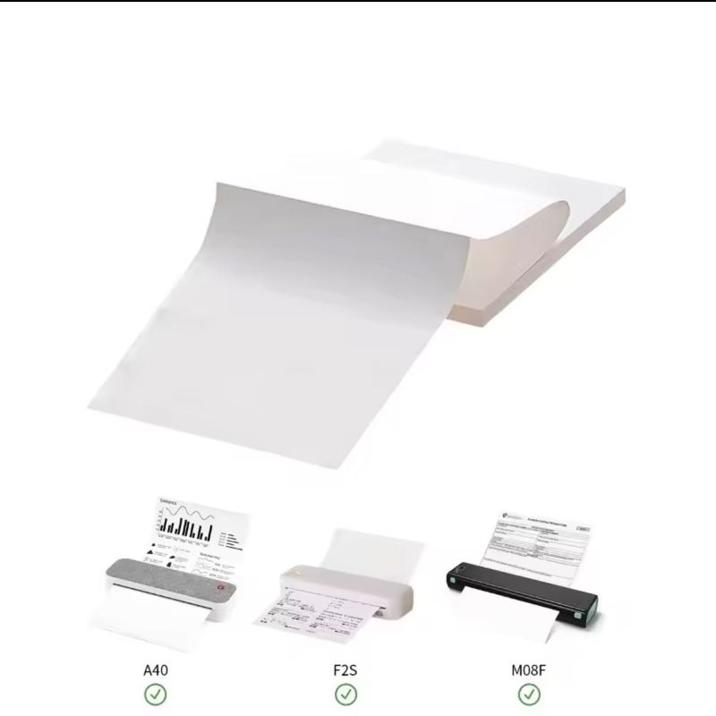 GENERICO - Papel Resma Hojas De Impresion Termico A4 200 hojas