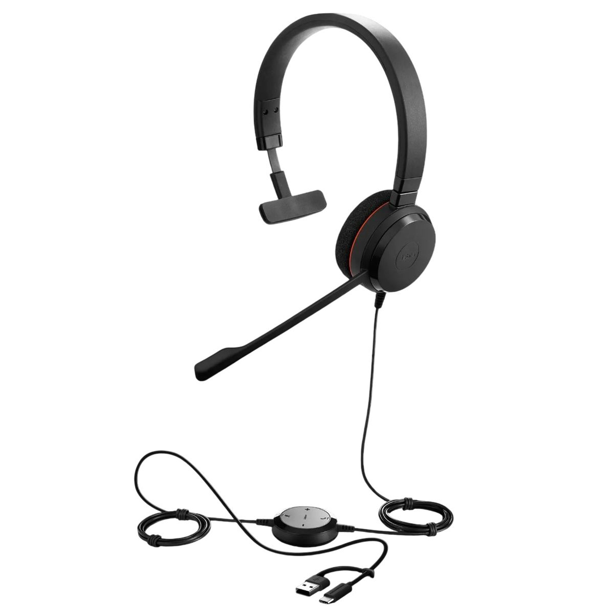 JABRA - Audífonos Diadema Jabra Evolve 20 MS Mono USB Tipo C / A