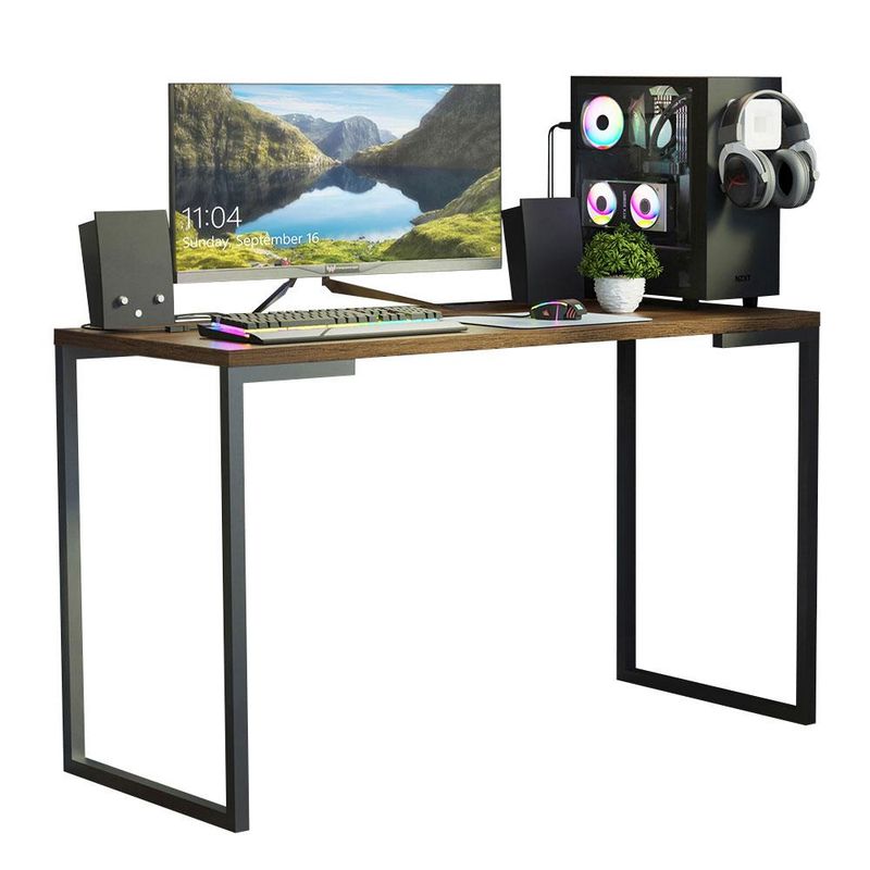 MADESA - Mesa de Escritorio Industrial 9423 Marron 120cm - Marrón