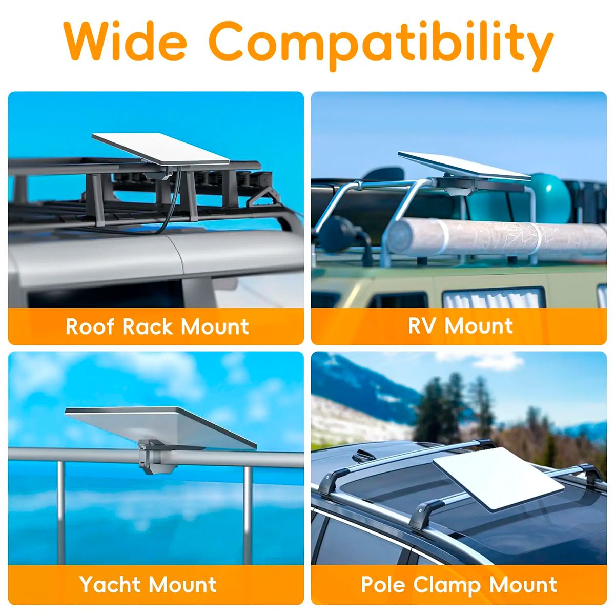 GENERICO - Soporte Para Portaequipajes Starlink Mini Roof Mount