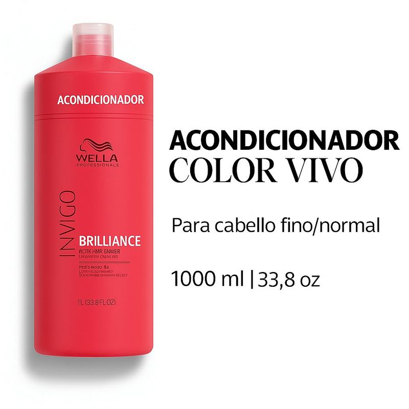 WELLA - Acondicionador Wella Brilliance 1L