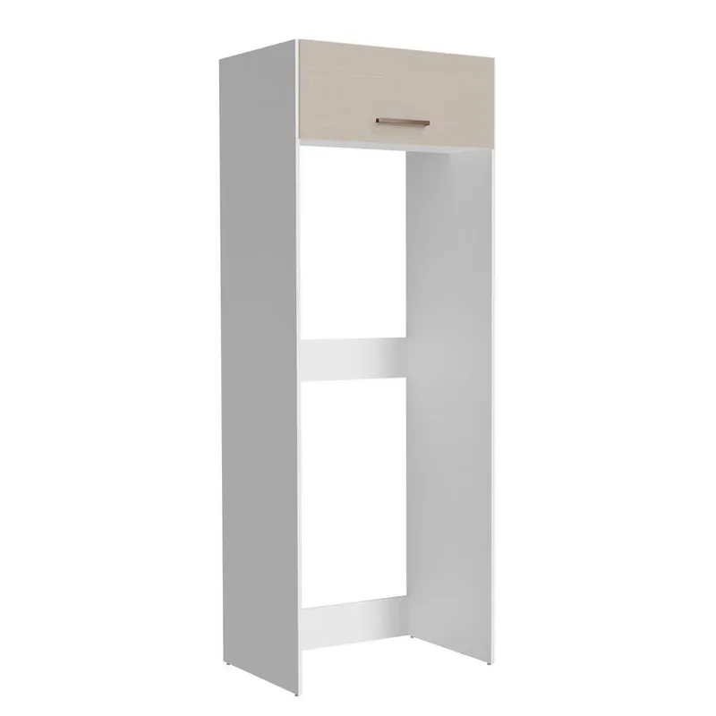 MADESA - Porta Nevera Agata 1 Puerta Basculante BlancoCrema - Blanco