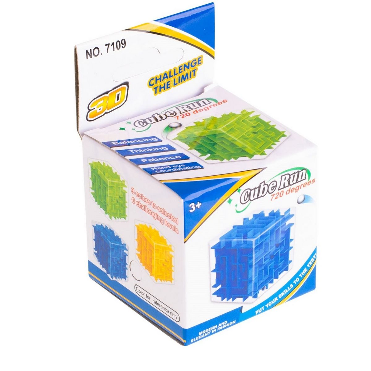 GENERICO - Cubo Laberinto 3d Mágico Juego Didáctico Ingenio 720 Grados