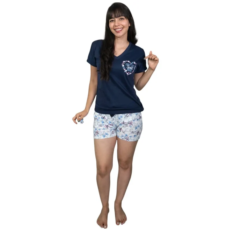 EMPIJAMADAS - Pijama Mujer Pantalón Corto