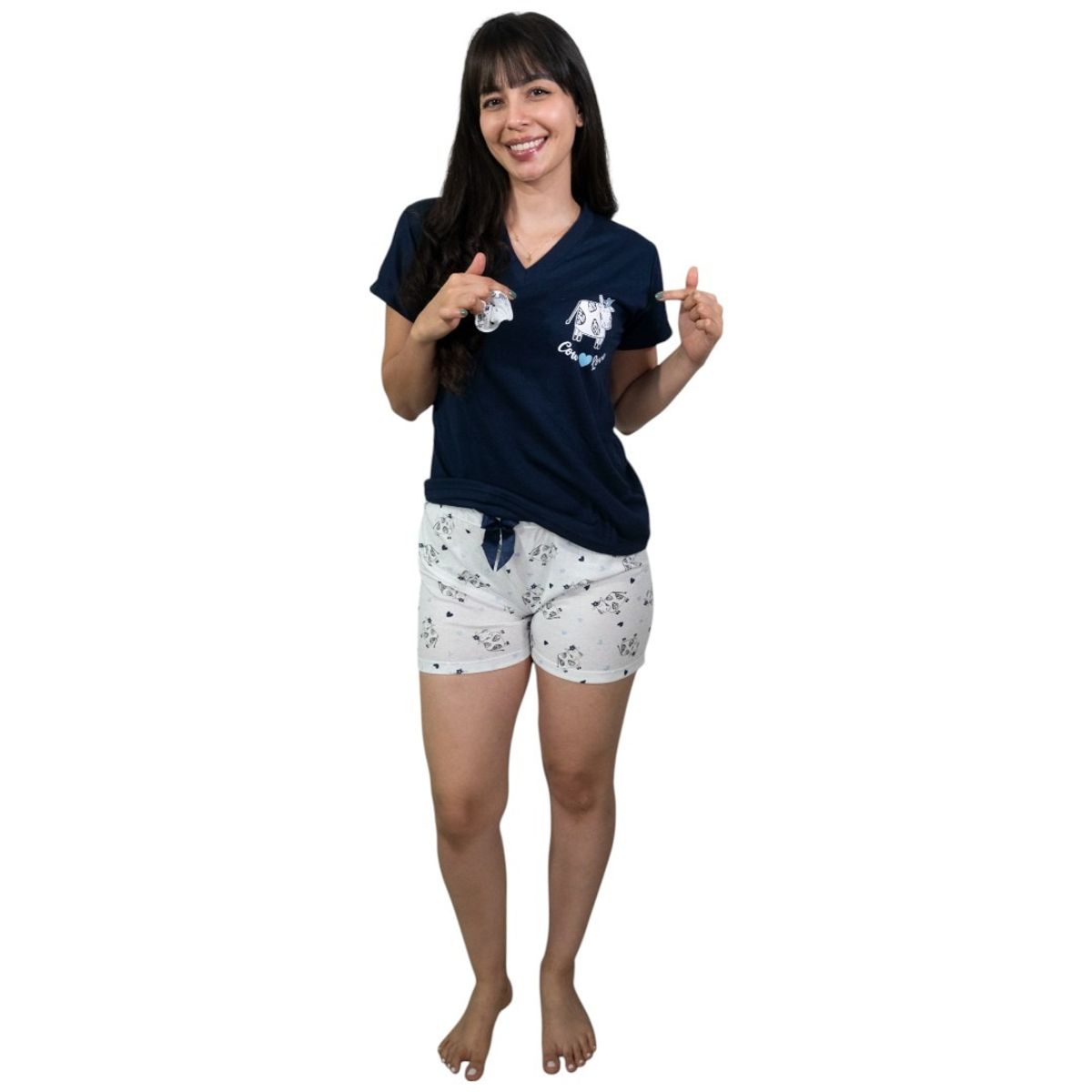 EMPIJAMADAS - Pijama Mujer Pantalón Corto