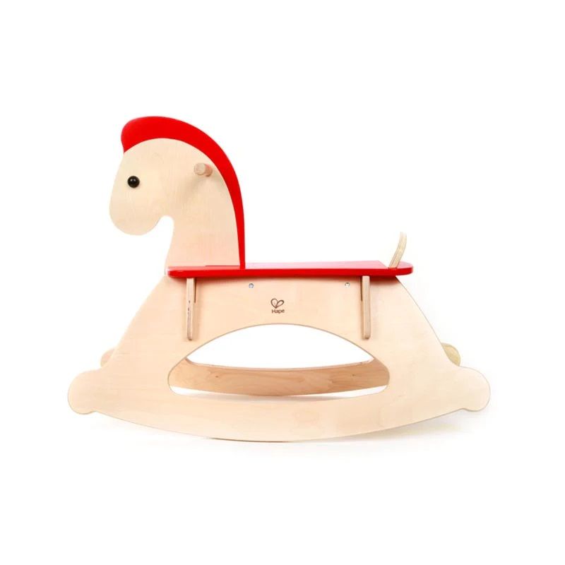 HAPE - Juego Montable Caballito Mecedora De Madera Para Niños