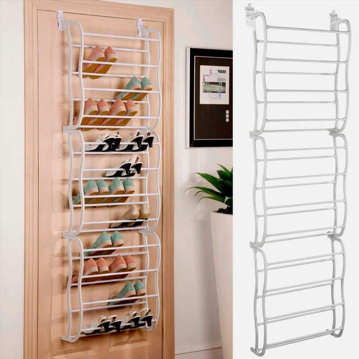 SKY - Organizador Zapatos Puerta 36 Pares Resistente