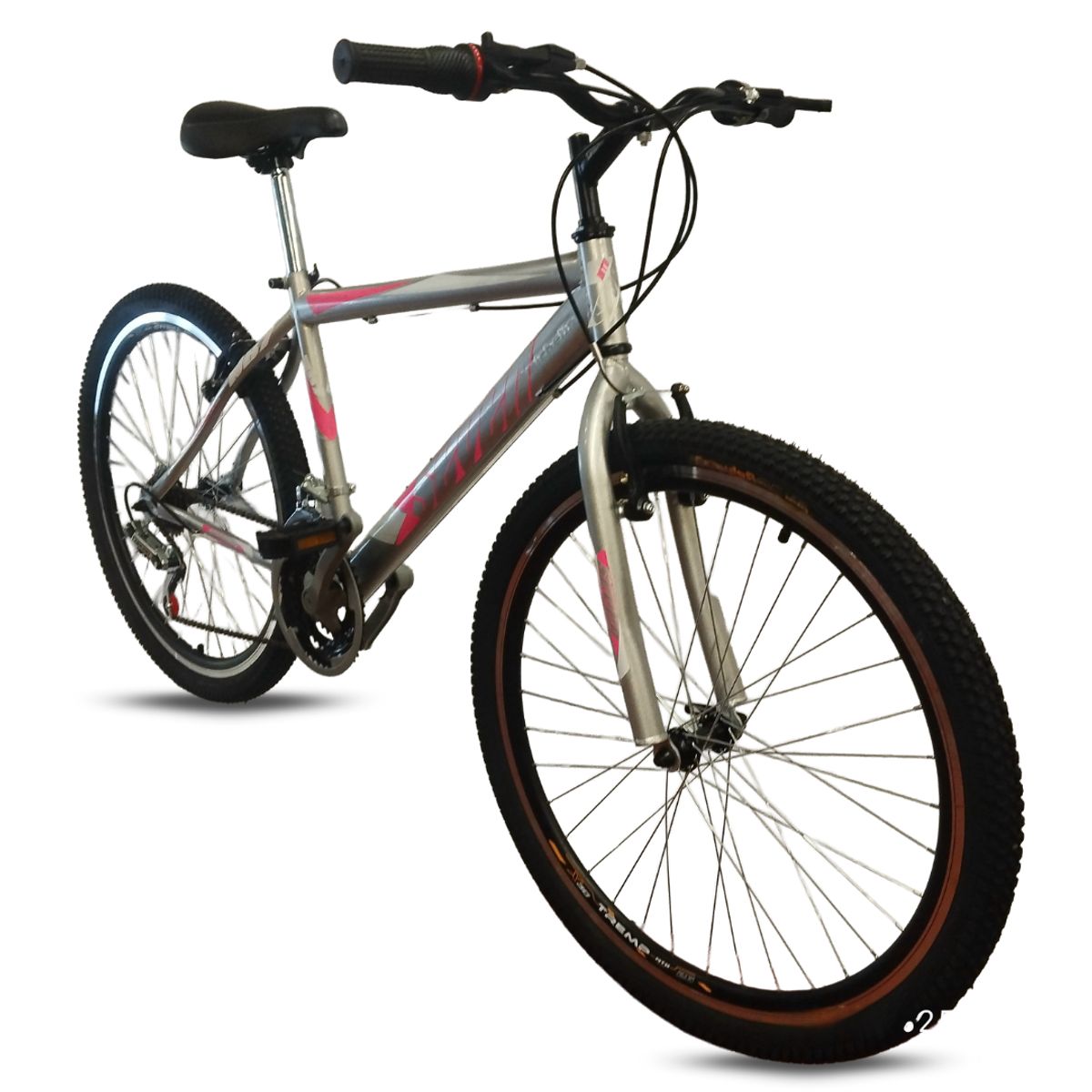 ATILA - Bicicleta Dama 26 Rines en Aluminio 18 Cambios Gris