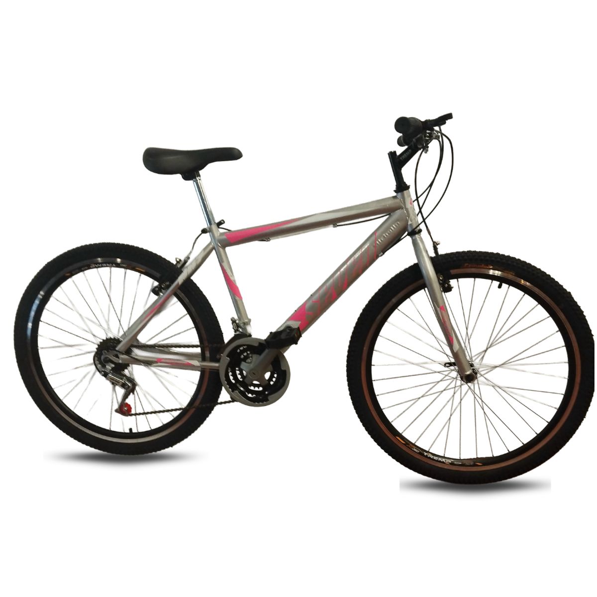 ATILA - Bicicleta Dama 26 Rines en Aluminio 18 Cambios Gris