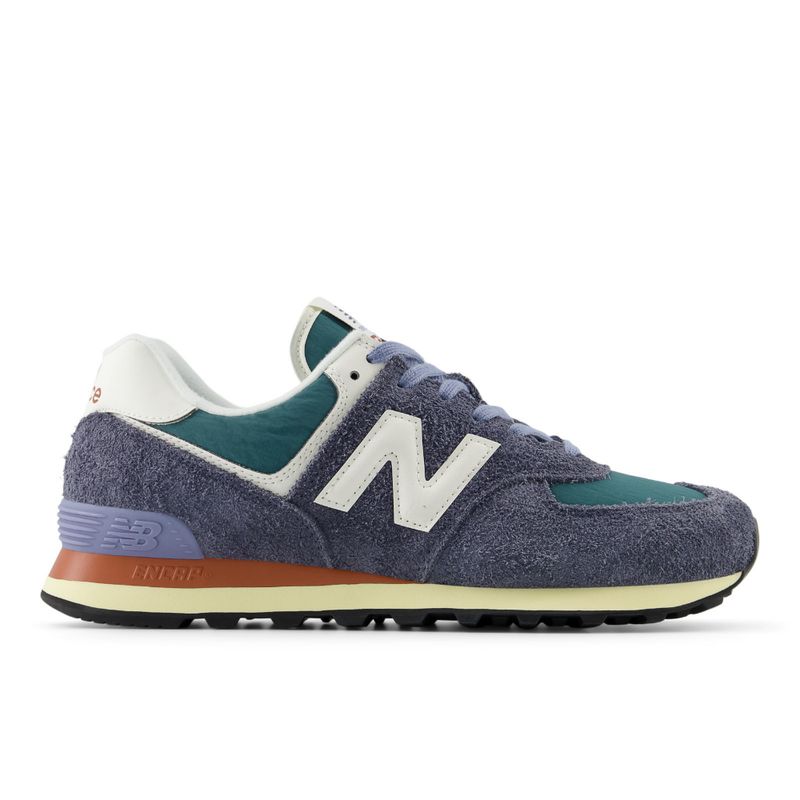 NEW BALANCE - Tenis New Balance 574 Hombre-Morado/Verde