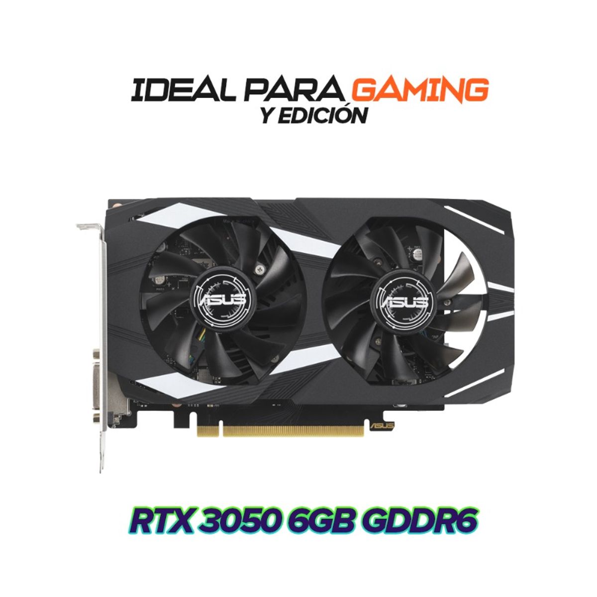 AMD - TORRE GAMER RYZEN 5 5500 - RTX 3050 6GB - 16GB RAM - SSD M.2 512GB + OBSEQUIO REGULADOR Y COMBO