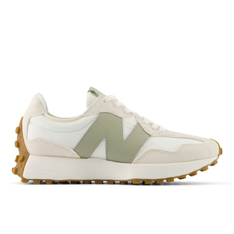 NEW BALANCE - Tenis New Balance 327 Mujer-Beige/Verde
