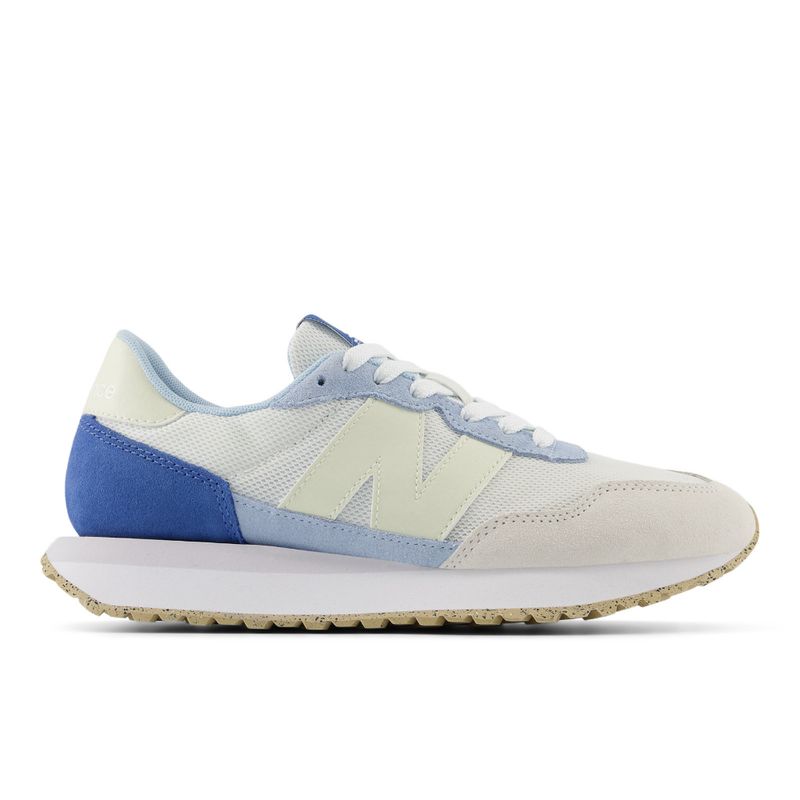 NEW BALANCE - Tenis New Balance 237 Mujer-Gris/Azul