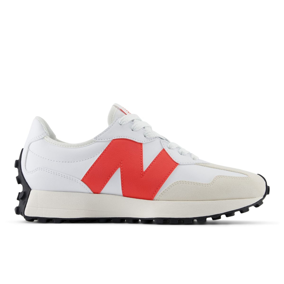 NEW BALANCE - Tenis New Balance 327 Hombre-Blanco/Rojo