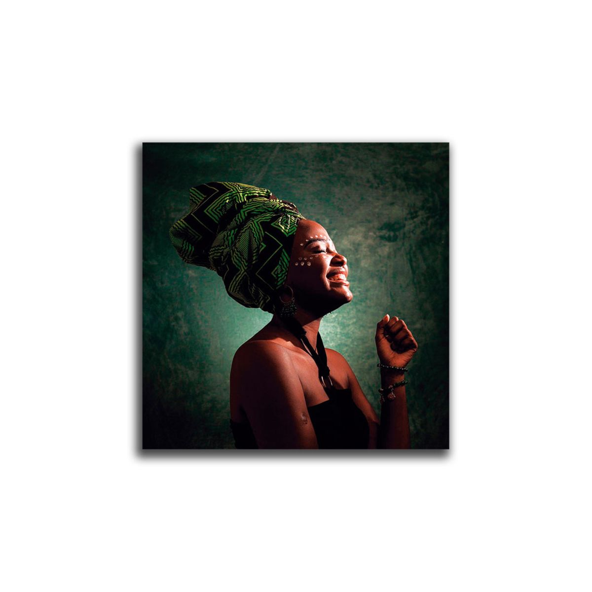 VENECIA - Cuadro Mujer Afro S 30x30 cm