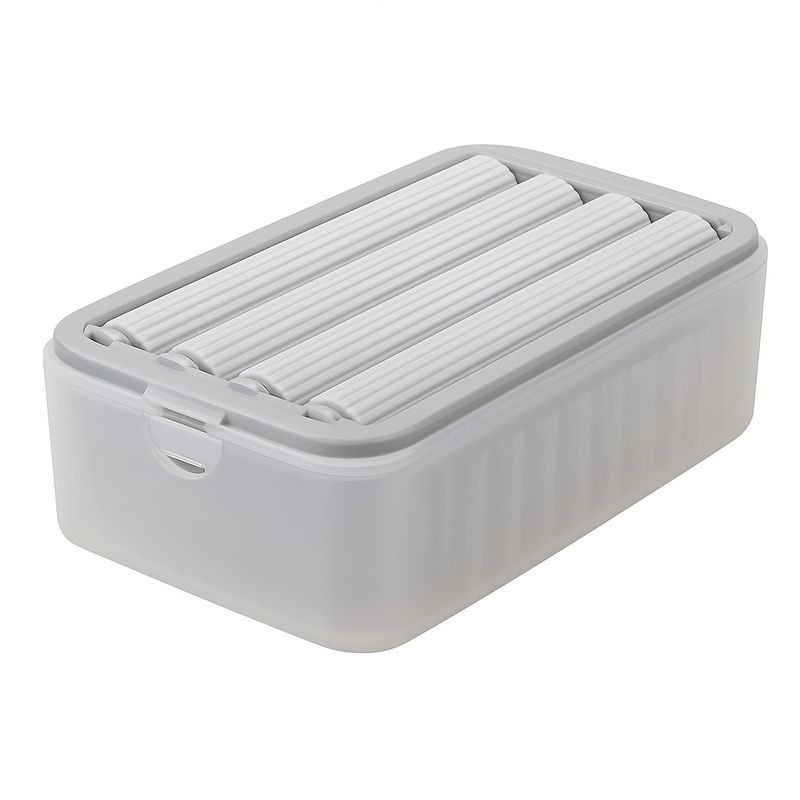 GENERICO - Jabonera Dispensadora 4 Rodillos Multifuncional con Tapa