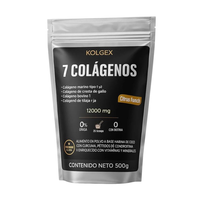 GENERICO - Kolgex 7 Colágenos - Citrus Punch - 500g