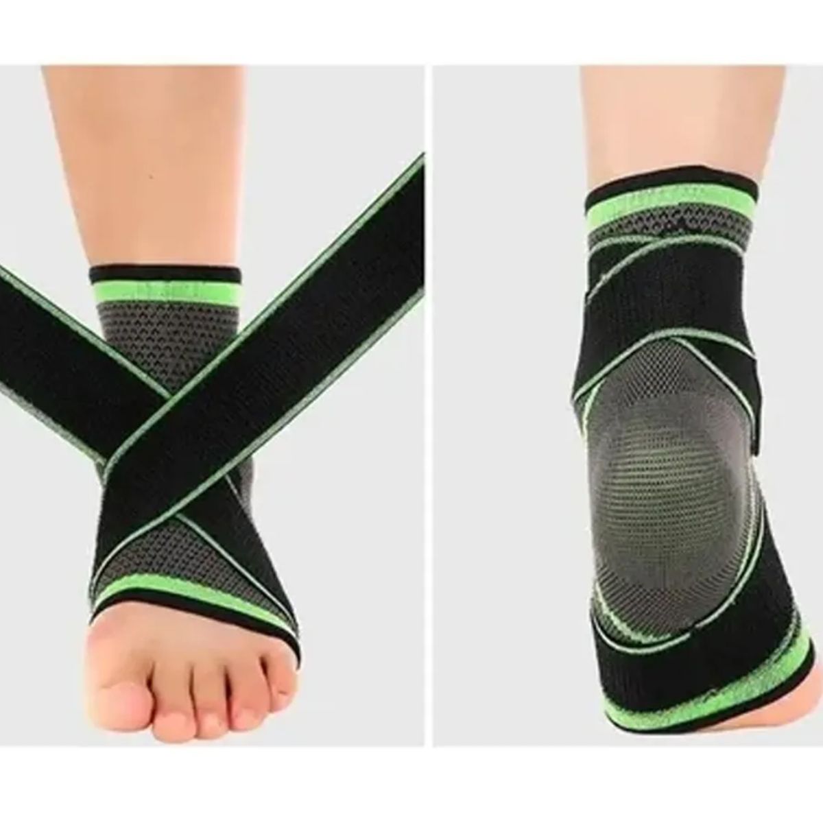 GENERICO - Tobillera Soporte De Tobillo Compresión Elástica Ajustable