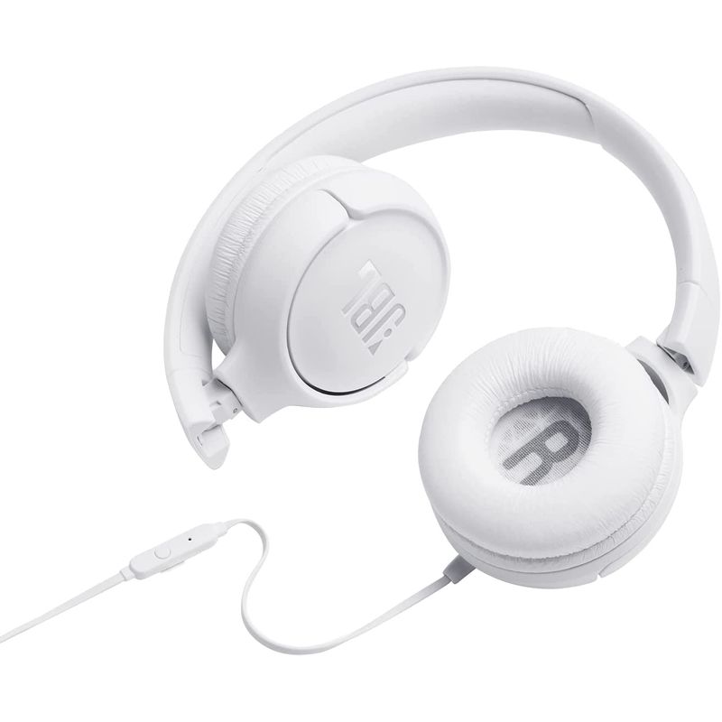 JBL - AUDIFONOS JBL TUNE 500 ALAMBRICOS -COLOR BLANCO