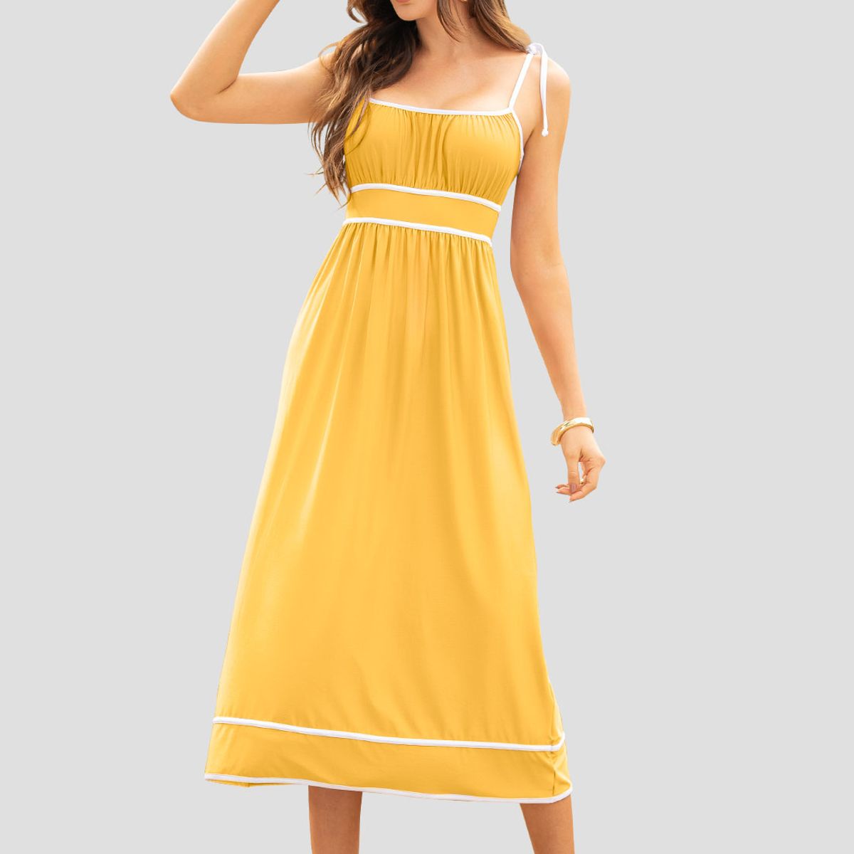 MARKETING PERSONAL - Vestido Largo Mujer Girasol Mp 110681