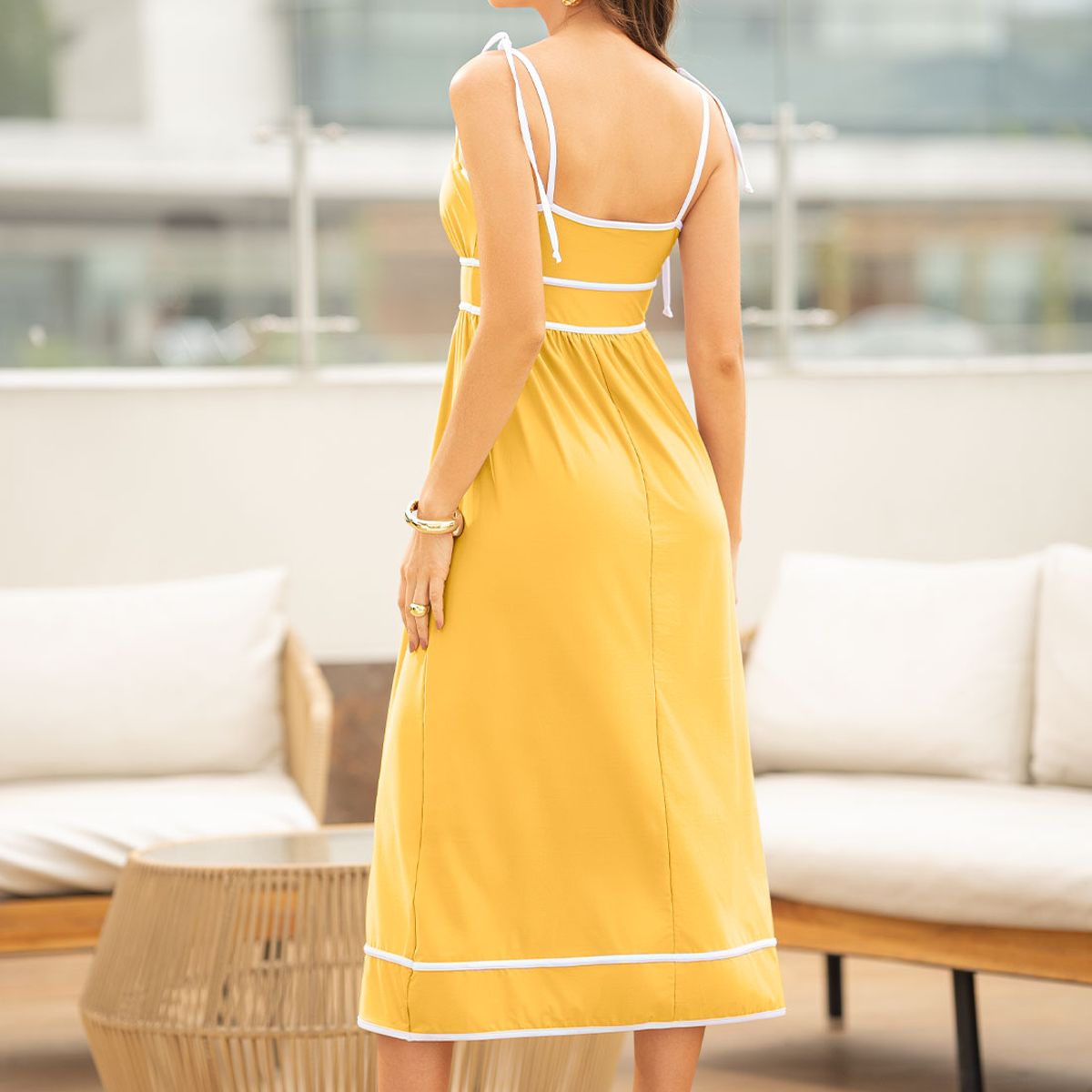 MARKETING PERSONAL - Vestido Largo Mujer Girasol Mp 110681