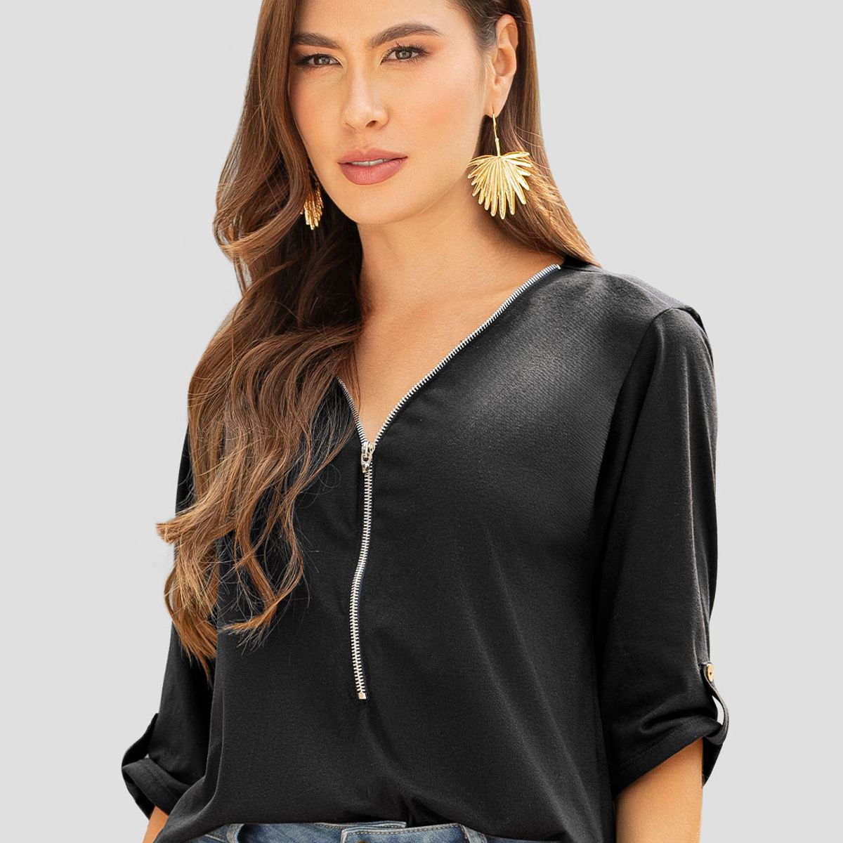 MARKETING PERSONAL - Blusa Mujer Negro Mp 110678