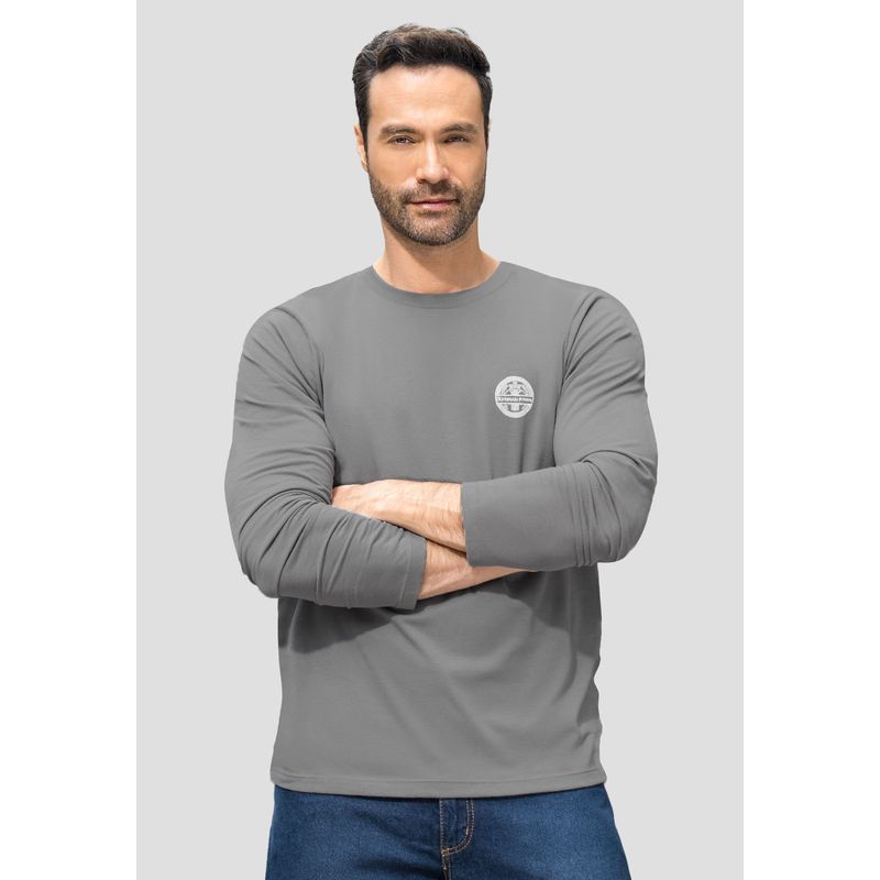 MARKETING PERSONAL - Camibuzo Hombre Gris Claro Mp 110747