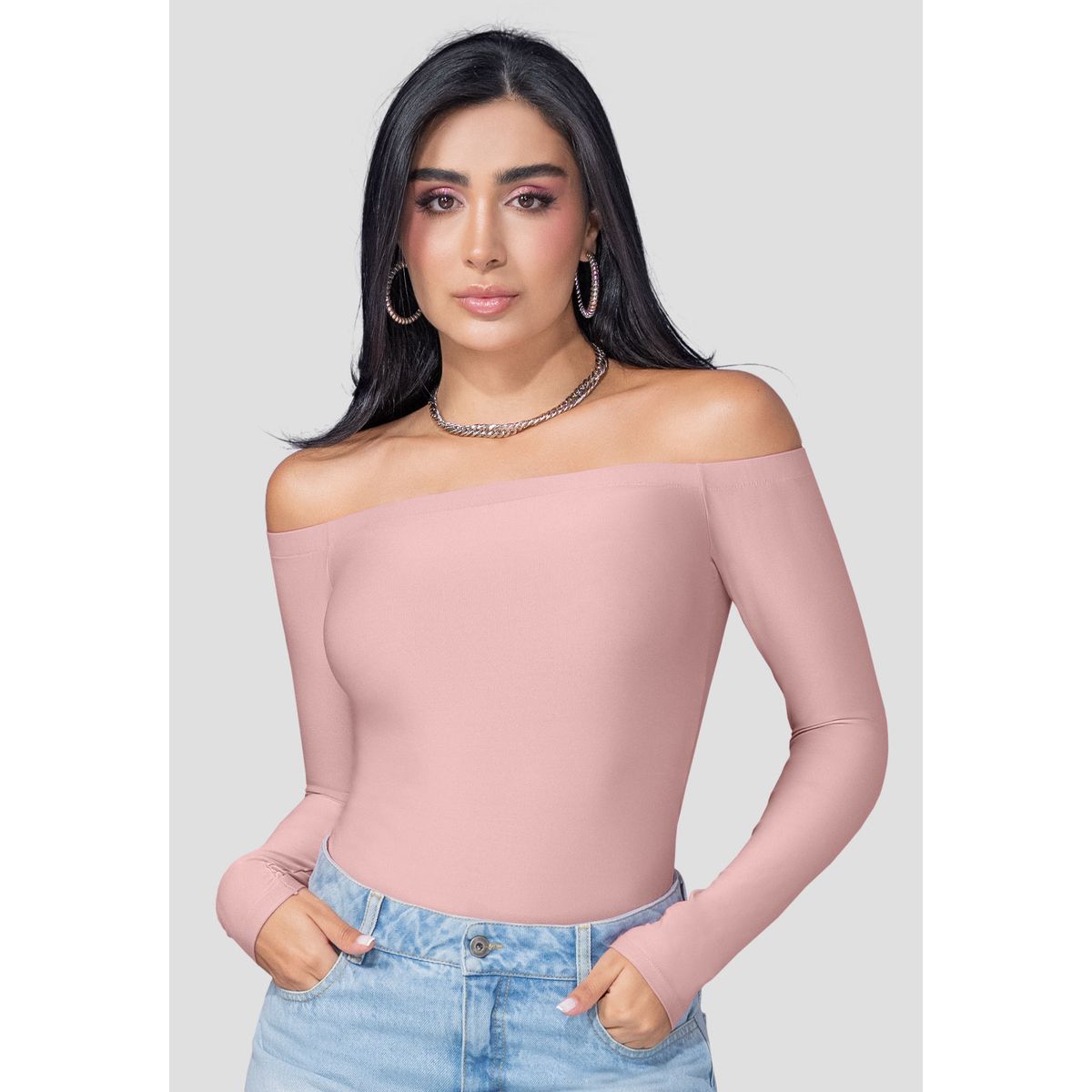 MARKETING PERSONAL - Body Mujer Rosa Polvo Mp 110315