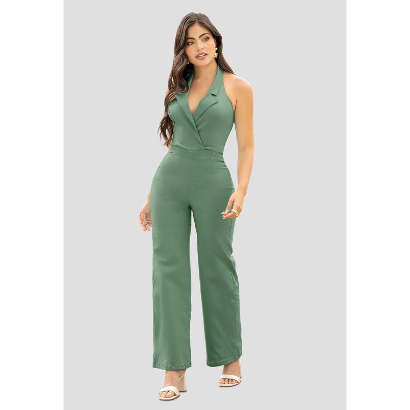 MARKETING PERSONAL - Enterizo Largo Mujer Aceituna Mp 110697