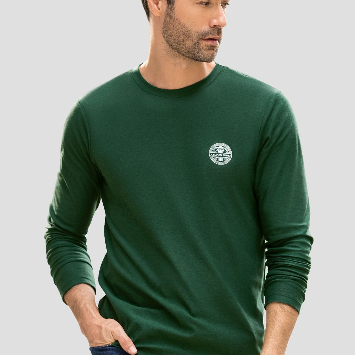 MARKETING PERSONAL - Camibuzo Hombre Verde Pino Mp 110747